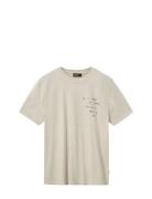 Kap Dan Tee Print Beige H2O