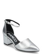 Biadevived Pump Metallic Pu Silver Bianco