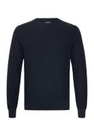 M Cotton Structure Sweater Navy J. Lindeberg