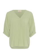 Cririna Blouse Green Cream