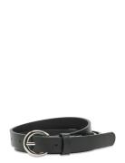 Solid Slim Belt Black Becksöndergaard