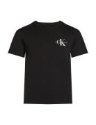 Chest Monologo Ss T-Shirt Black Calvin Klein