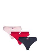 3 Pack Thong Red Tommy Hilfiger
