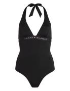 Halter Piece Black Tommy Hilfiger