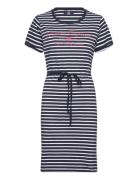 Vin T-Shirt Dress Maika Stripe Navy VINSON