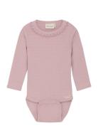 Body Ls Pointell Pink Minymo