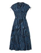 Tiered Poplin Midi Dress Black Scotch & Soda