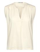 Drapey V-Neck T-Shirt White Scotch & Soda