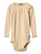 Rib Body L/S Lotta Yellow Wheat