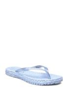 Flip Flop With Logo Blue Ilse Jacobsen