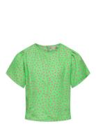 Koglino S/S Aop Top Ptm Green Kids Only