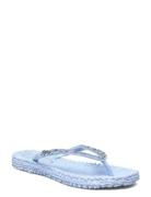 Flip Flop With Rhinest S Blue Ilse Jacobsen