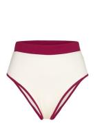Madeira Bicolor Vivid Burgundy White Swimwear Cream ALOHAS