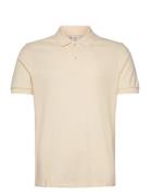 Regular-Fit Cotton Piqué Polo Shirt Cream Mango
