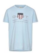 Archive Shield Ss T-Shirt Blue GANT
