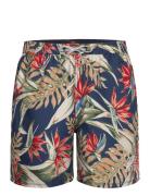 Hawaiian Print 16 Swim Short Navy Superdry