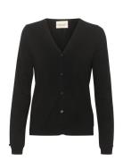 Crdela Knit Cardigan Black Cream