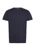 Thomas Knitted T-Shirt Navy Clean Cut Copenhagen