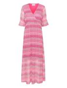 Crcova Long Dress Pink Cream