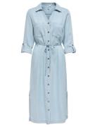 Onlcharis Life Ls Bel Shirt Dress Cc Wvn Blue ONLY