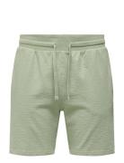 Onskian Life Reg Seersucker Shorts Noos Green ONLY & SONS