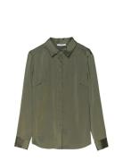 Long Sleeve Blouse, Papina Khaki Ivo Nikkolo