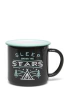 Enamel Mug Stars Black Gentlemen's Hardware