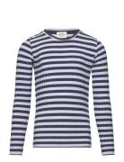 5X5 Classic Stripe Talika Top Blue Mads Nørgaard