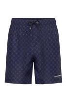 Logo Swimshorts Navy Daily Paper
