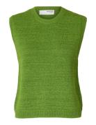 Slfalma Sl Knit Vest Green Selected Femme