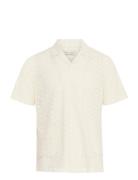 Cflogan Ss Rc Broderie Anglaise Shi Cream Casual Friday