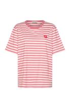 Tasaraita Unisex Unikko Ss Pink Marimekko