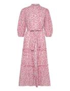 Kate Long Dress Pink A-View