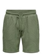 Onsbertil Waffle Shorts Green ONLY & SONS