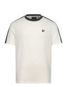 Contrast Taped T-Shirt White Lyle & Scott