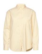Rel Luxury Oxford Stripe Bd Shirt Yellow GANT