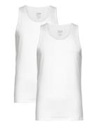 Claudio 2-Pack Tanktop Cotton White Claudio