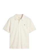 Texture Stripe Polo Cream GANT