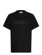 Short Sleeves Tee-Shirt Black Hugo Kids