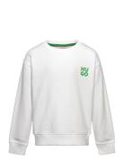 Sweatshirt White Hugo Kids