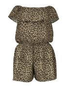 Nkfvinaya Ss Playsuit Fffff Noos Beige Name It