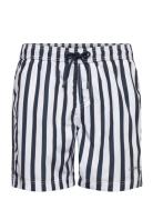 Striped Swim Shorts Navy Lindbergh