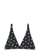 Polky - Unwired Triangle Bra Swimsuit Black Etam
