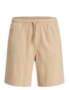Jpstjaiden Jjcrinkle Jogger Short Jnr Beige Jack & J S