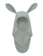 Balaclava Ears Cotton Fleece Green Huttelihut