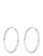 H Y Sparkling Ring Ear 25Mm Silver SNÖ Of Sweden