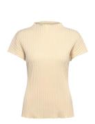 Rib Cap Sleeve Top Cream Filippa K