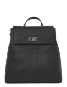 Ck Backpack With Conv Strap_Tex Black Calvin Klein