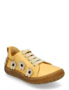 Shoes - Flat - With Lace Yellow ANGULUS