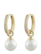 Core Pearl Ring Ear G/White - Gold SNÖ Of Sweden